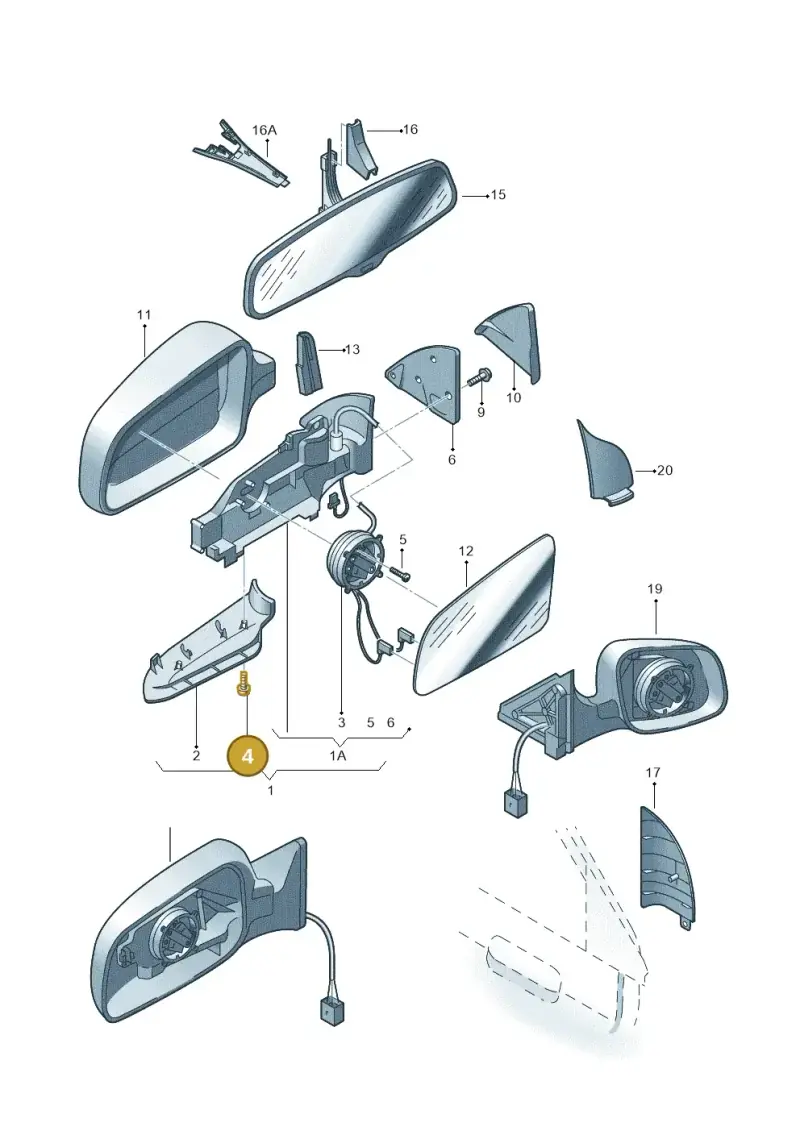 N10285301 — Audi A6 QU.ALLROAD     07> (2006-) diagram 603857400, position 4