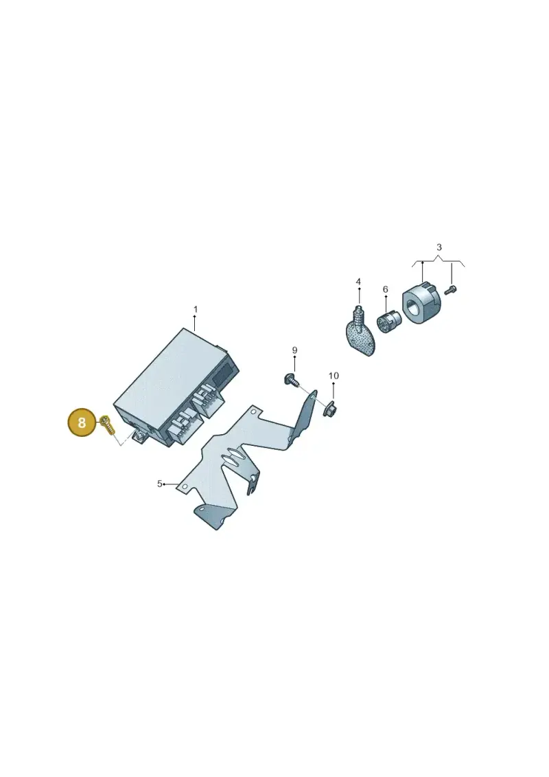 N10285402 — Volkswagen Passat CC (2008-2012) diagram 460945550, position 8
