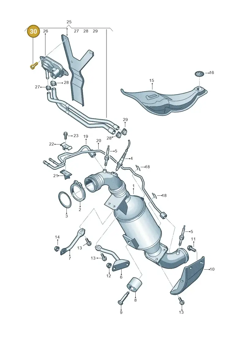 N10285402 — Volkswagen Crafter 35 panel (2011-2016) diagram 483253600, position 30