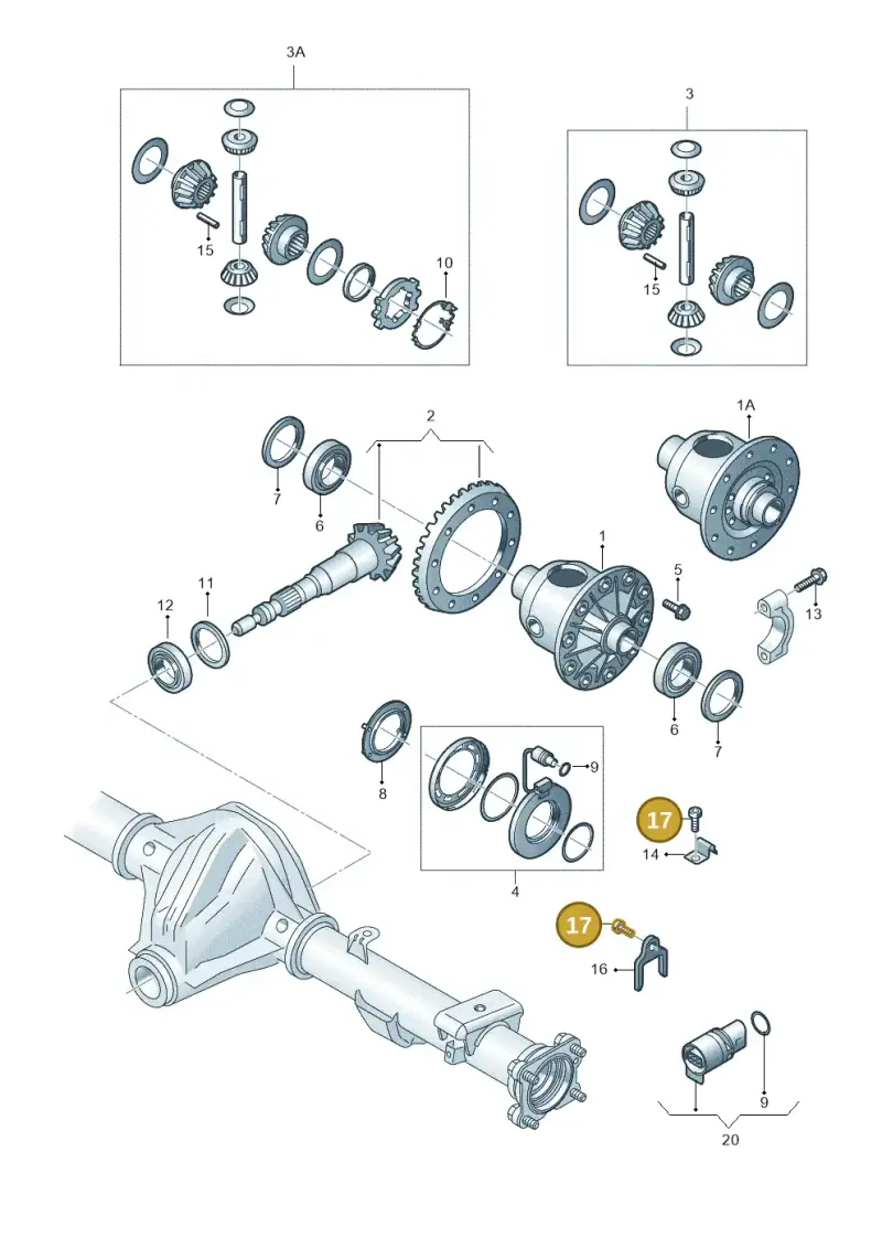 N10285505 — Volkswagen Amarok twin cab (2022-) diagram 683525120, position 17