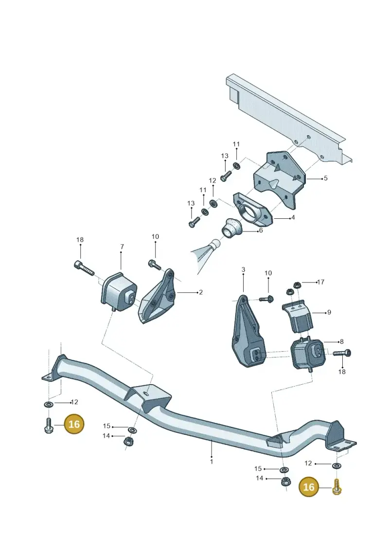 N10286205 — Volkswagen Kombi (2011-) diagram 377199000, position 16
