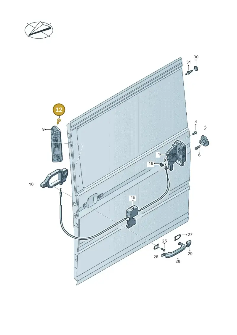 N10289702 — Volkswagen E-Crafter 35 (2018-2024) diagram 806843300, position 12