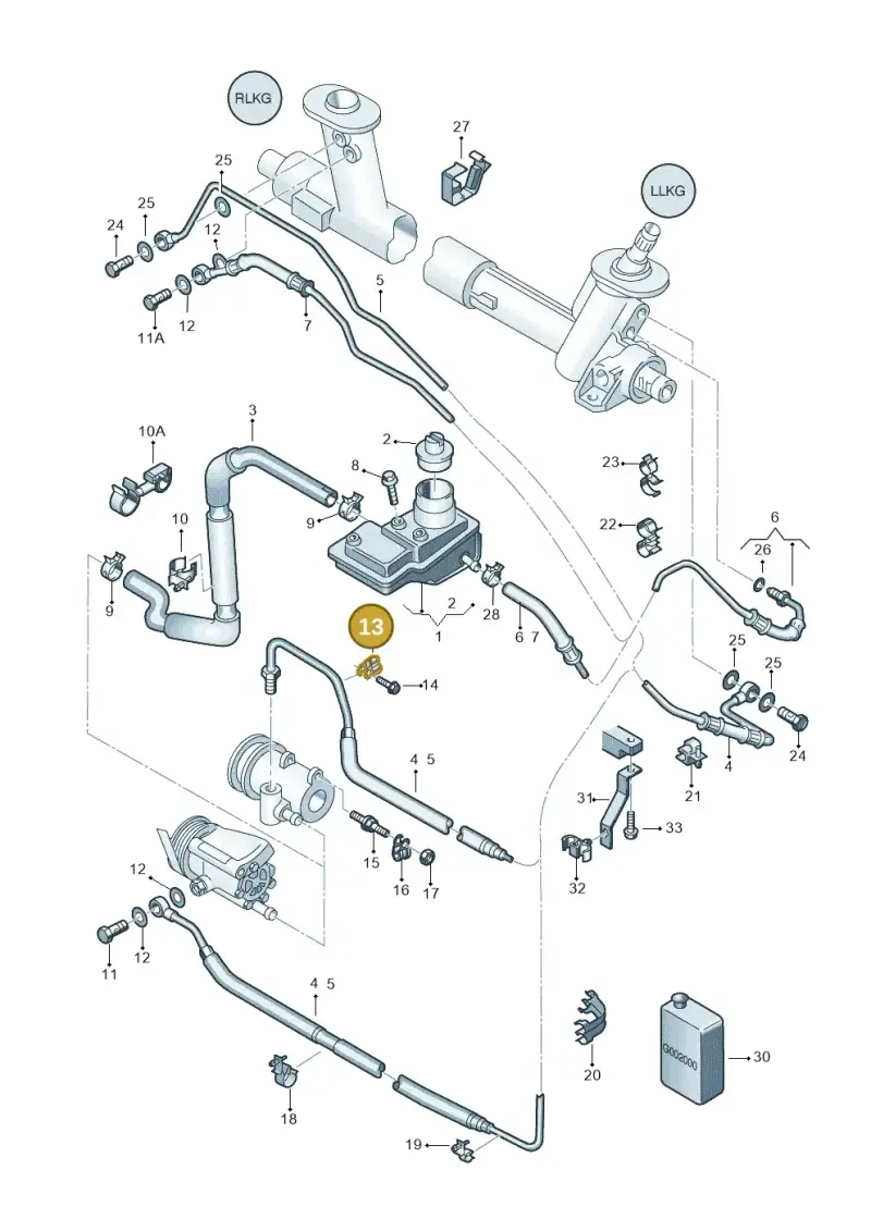 N10300103 — SEAT AROSA (2003-2004) diagram 232422500, position 13