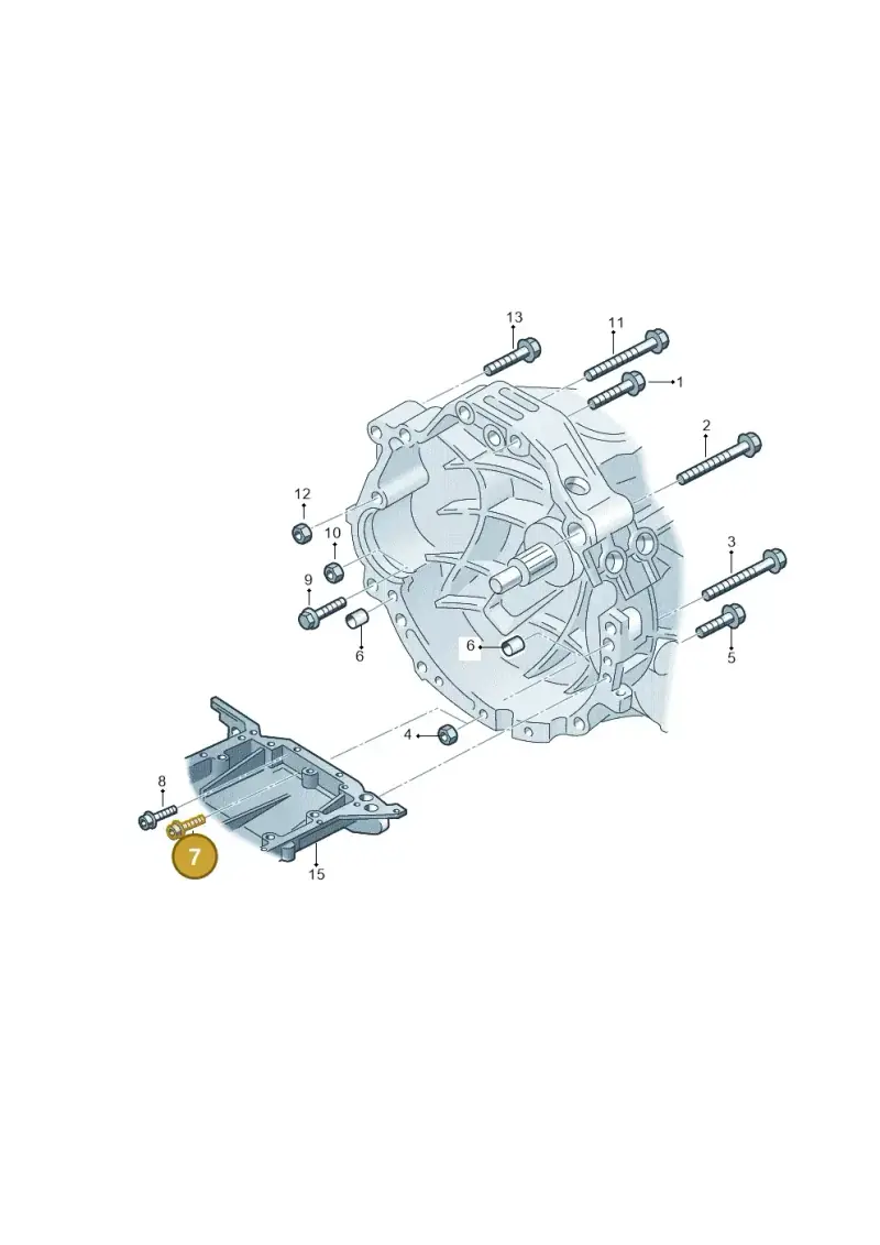 N10304404 — Volkswagen Phaeton (lang) (2003-2006) diagram 258300700, position 7