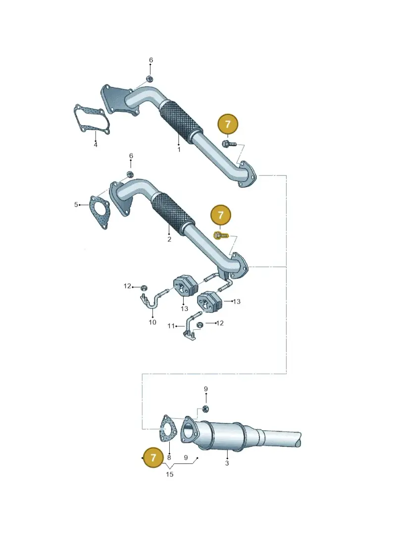 N10306504 — Volkswagen Sharan (2008-2010) diagram 245253600, position 7