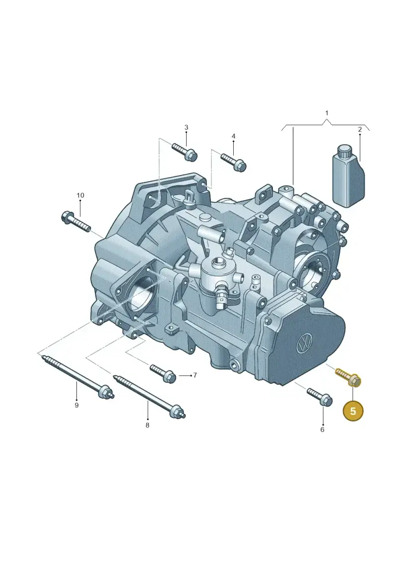 N10314505 — Volkswagen Golf Sportsvan 1.6 (2014-2020) diagram 827315010, position 5