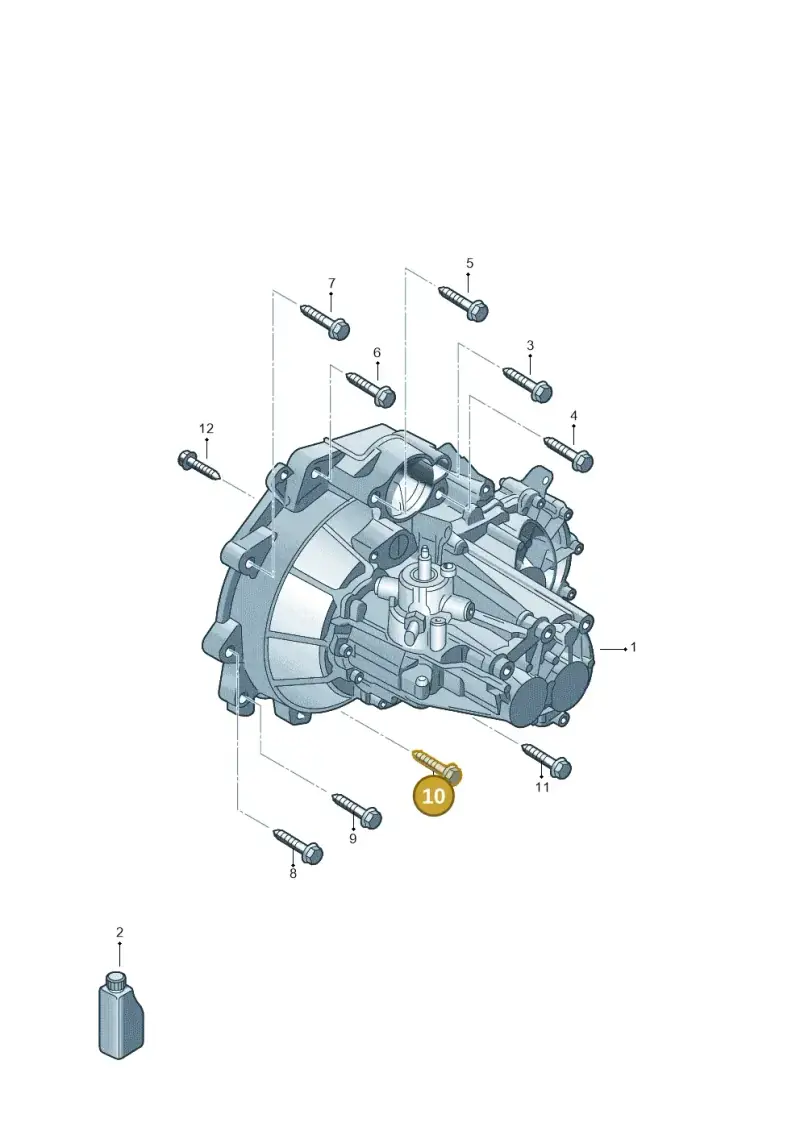 N10314505 — Volkswagen Up! 1.0 BlueMotion (2016-2023) diagram 892300110, position 10