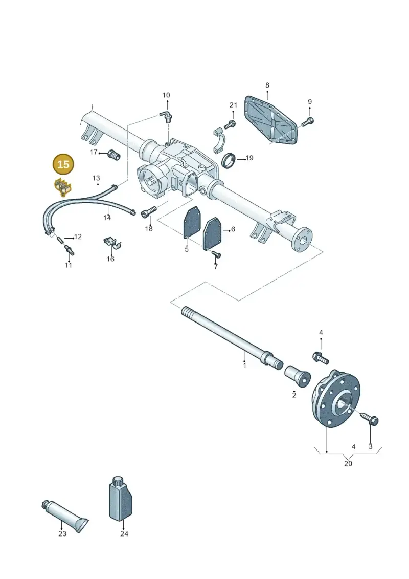 N10315002 — Volkswagen Caddy kombi (2015-2020) diagram 652501100, position 15