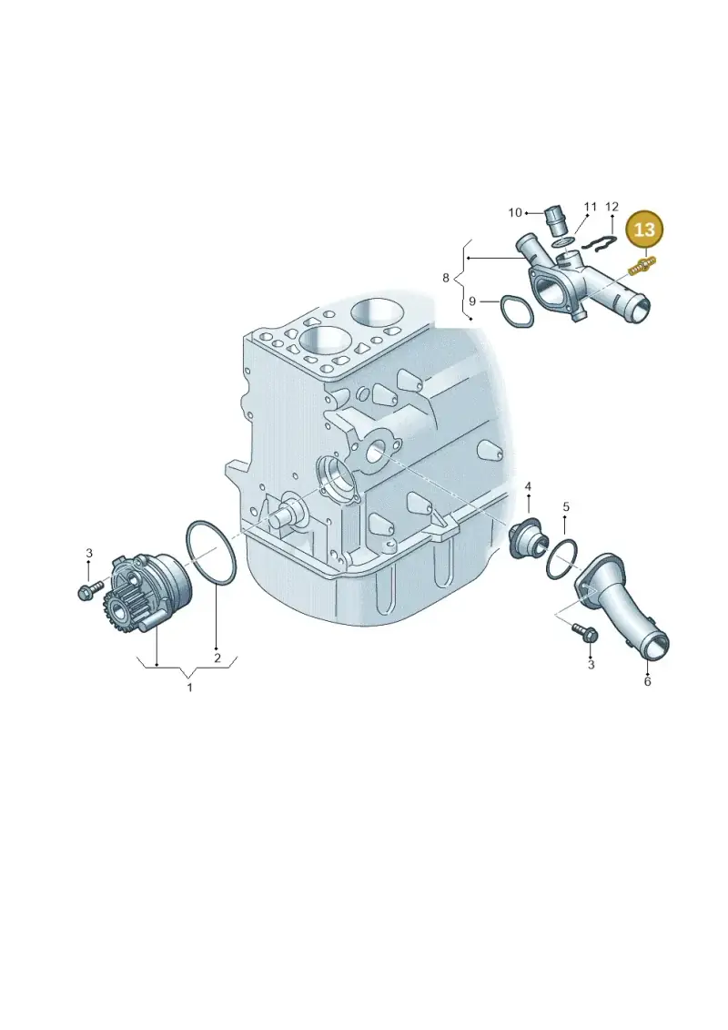 N10323104 — Volkswagen Transp. caravelle (2008-2009) diagram 410121100, position 13