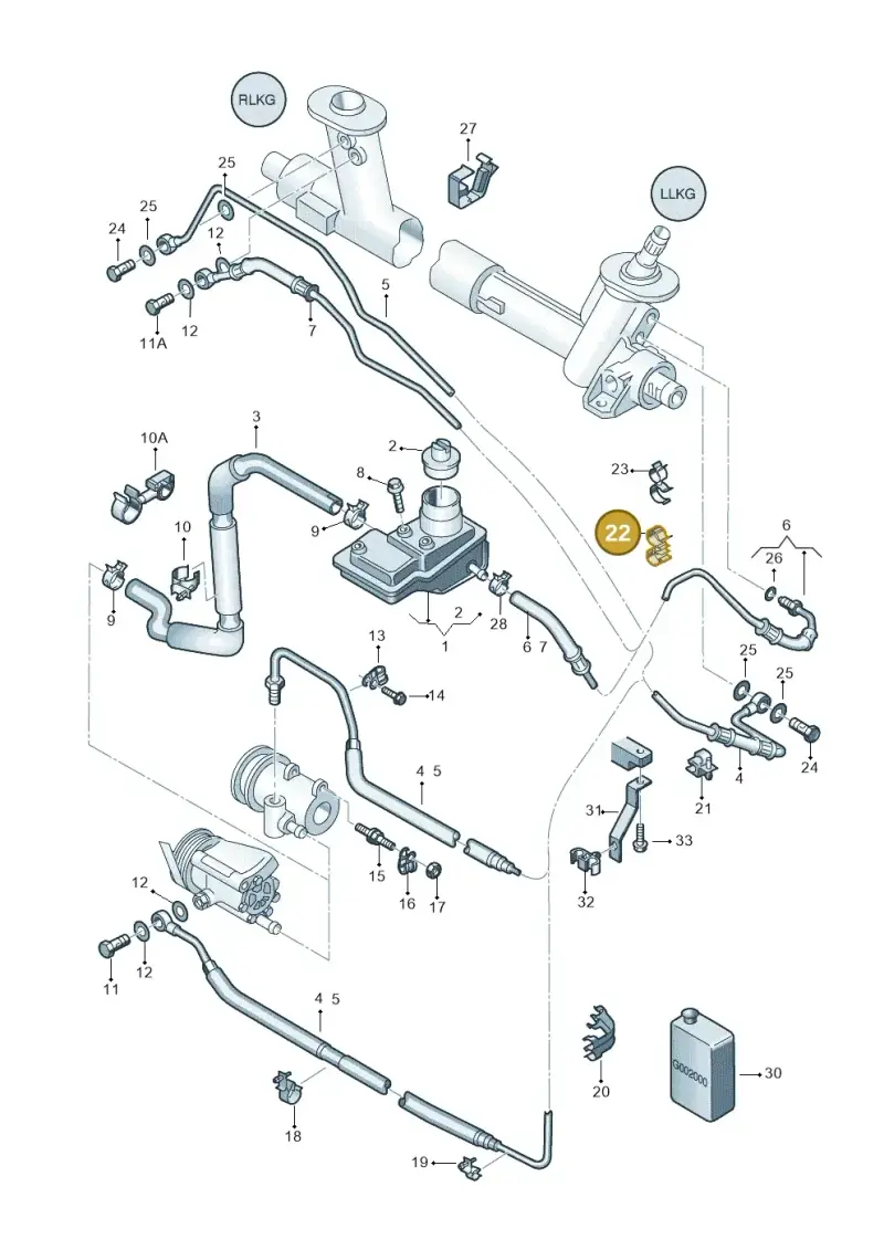 N10325101 — SEAT AROSA (2003-2004) diagram 232422500, position 22