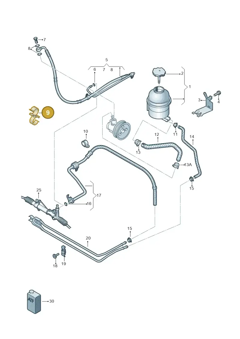 N10325101 — Volkswagen Crafter 35 panel (2011-2016) diagram 483422500, position 9