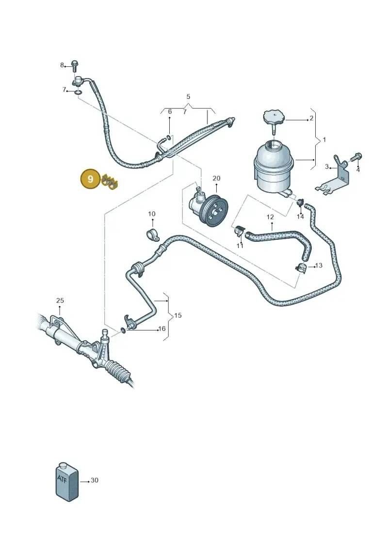 N10325101 — Volkswagen Crafter 35 panel (2011-2016) diagram 722422450, position 9