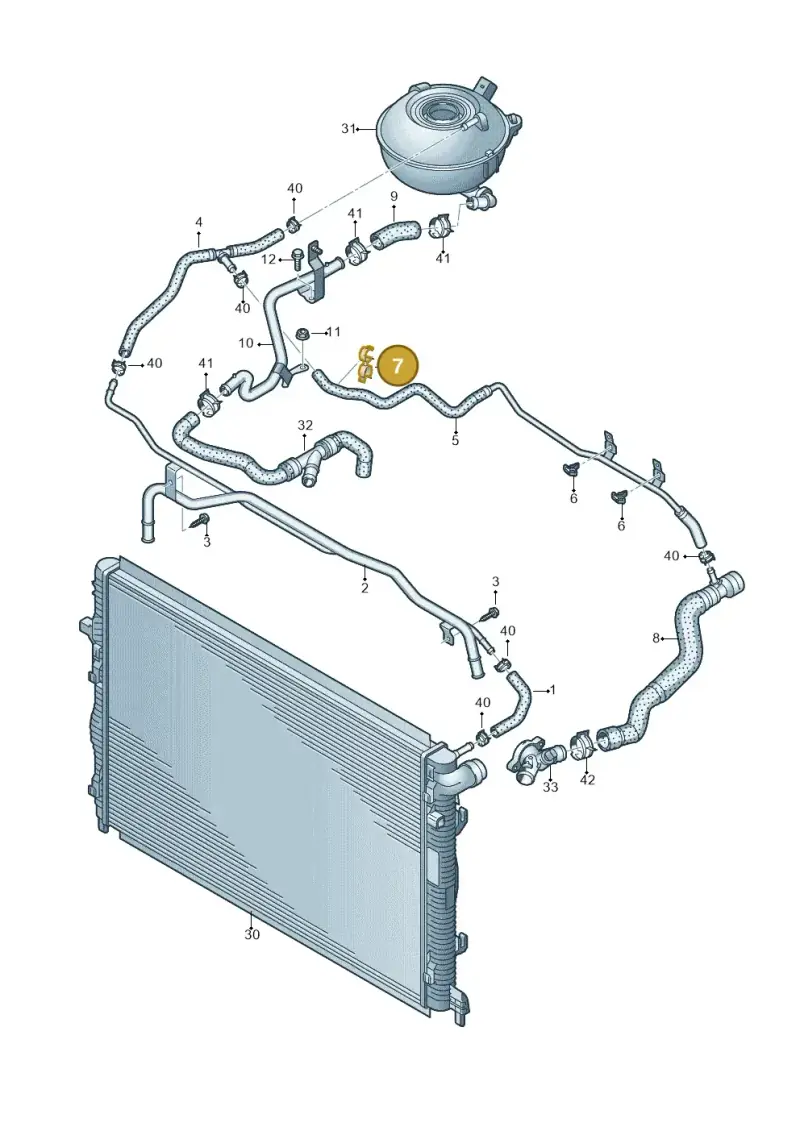 N10325101 — SEAT CUPRA Formentor (2020-) diagram 858121300, position 7