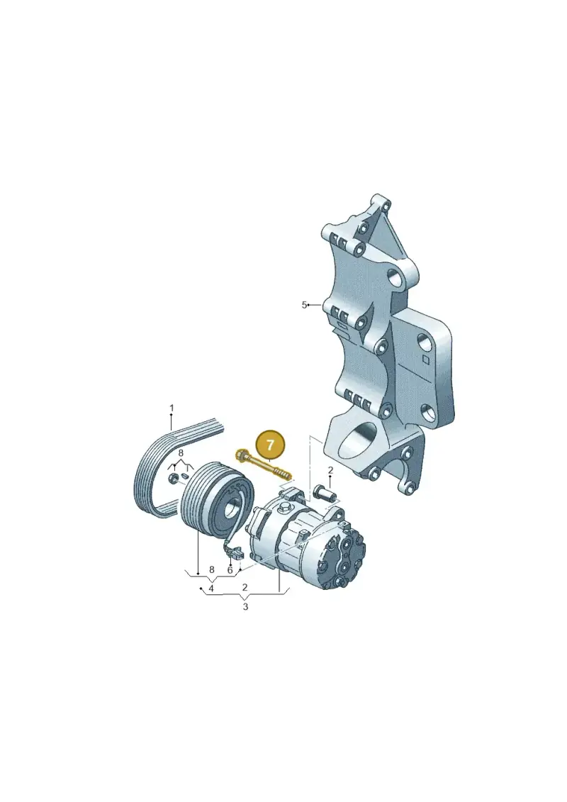 N10328002 — Volkswagen Sharan (2008-2010) diagram 244260100, position 7