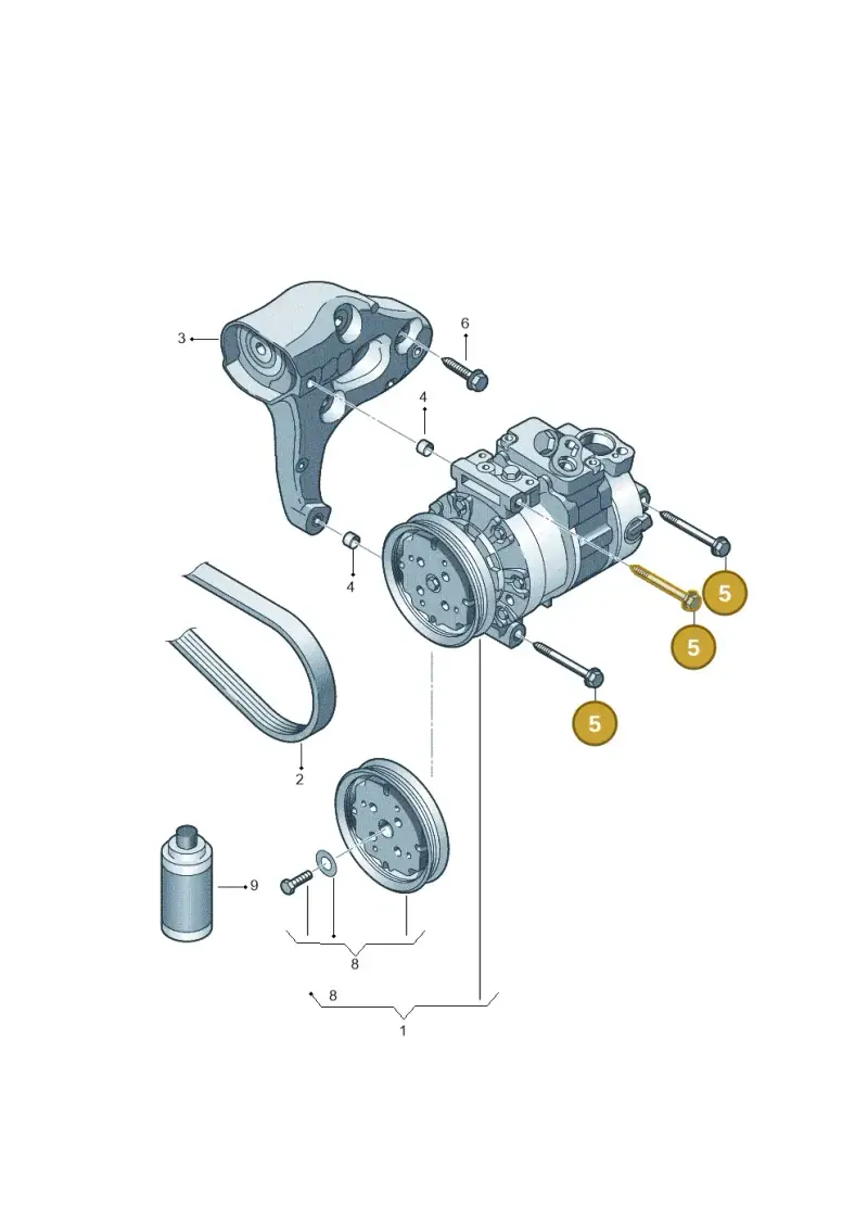 N10328002 — Volkswagen Caddy panel van (2008-2010) diagram 409260100, position 5