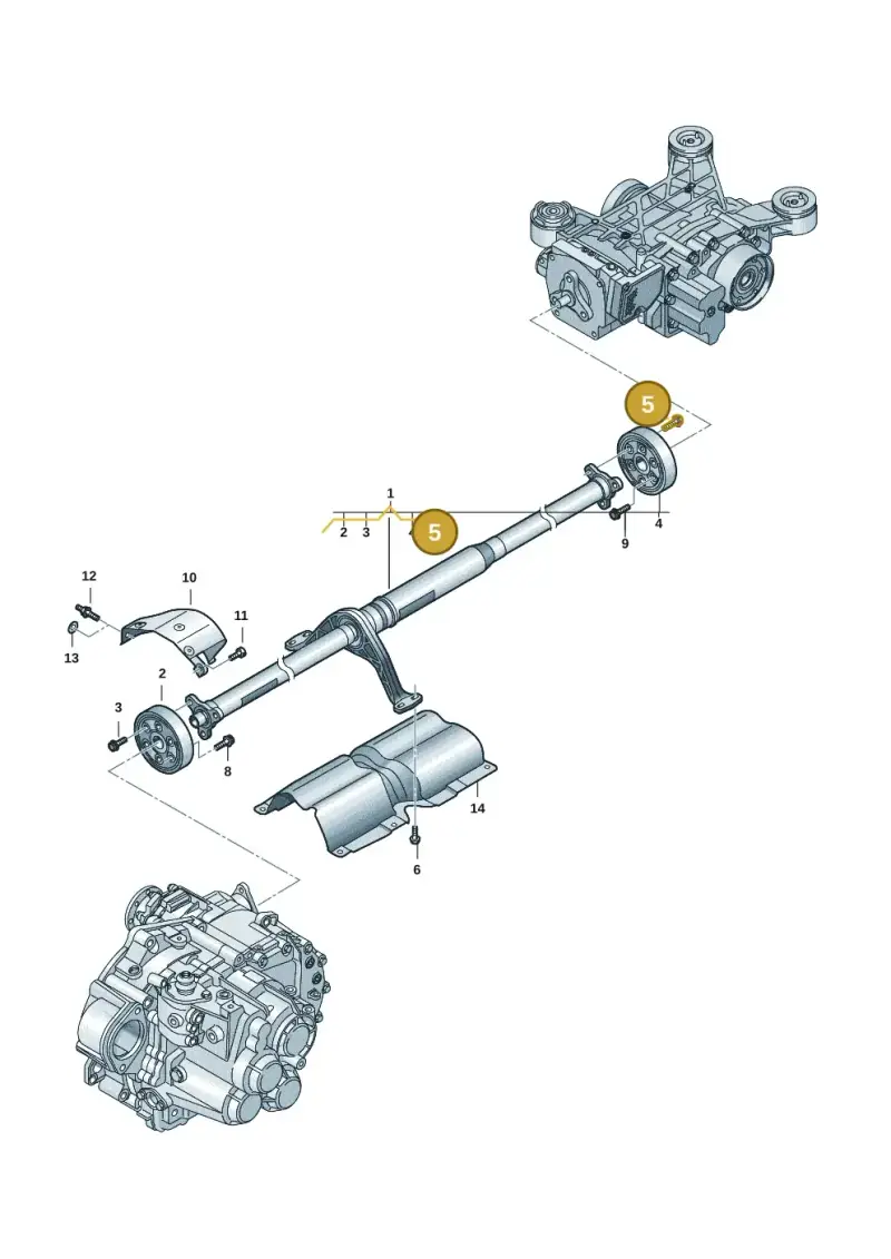 N10329102 — Volkswagen Caddy Maxi Kombi (2020-2024) diagram 2ka521000, position 5