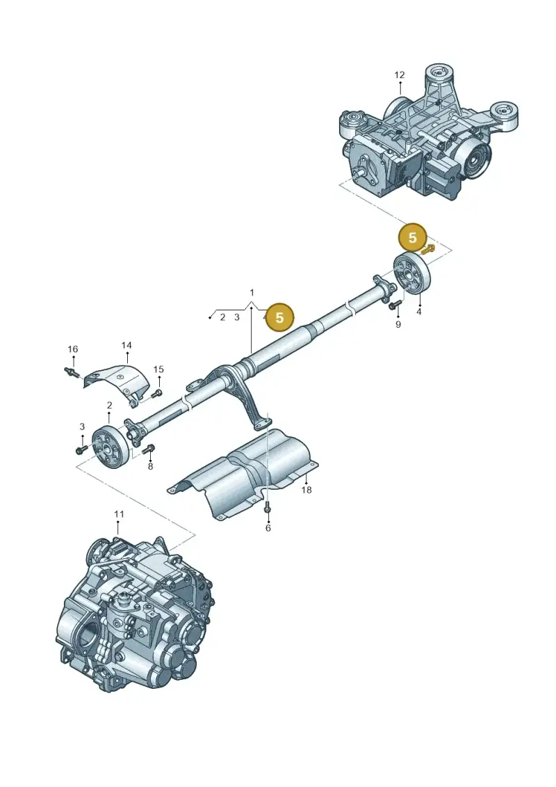 N10329102 — Volkswagen T-Roc BlueMotion (2017-2024) diagram 745521000, position 5