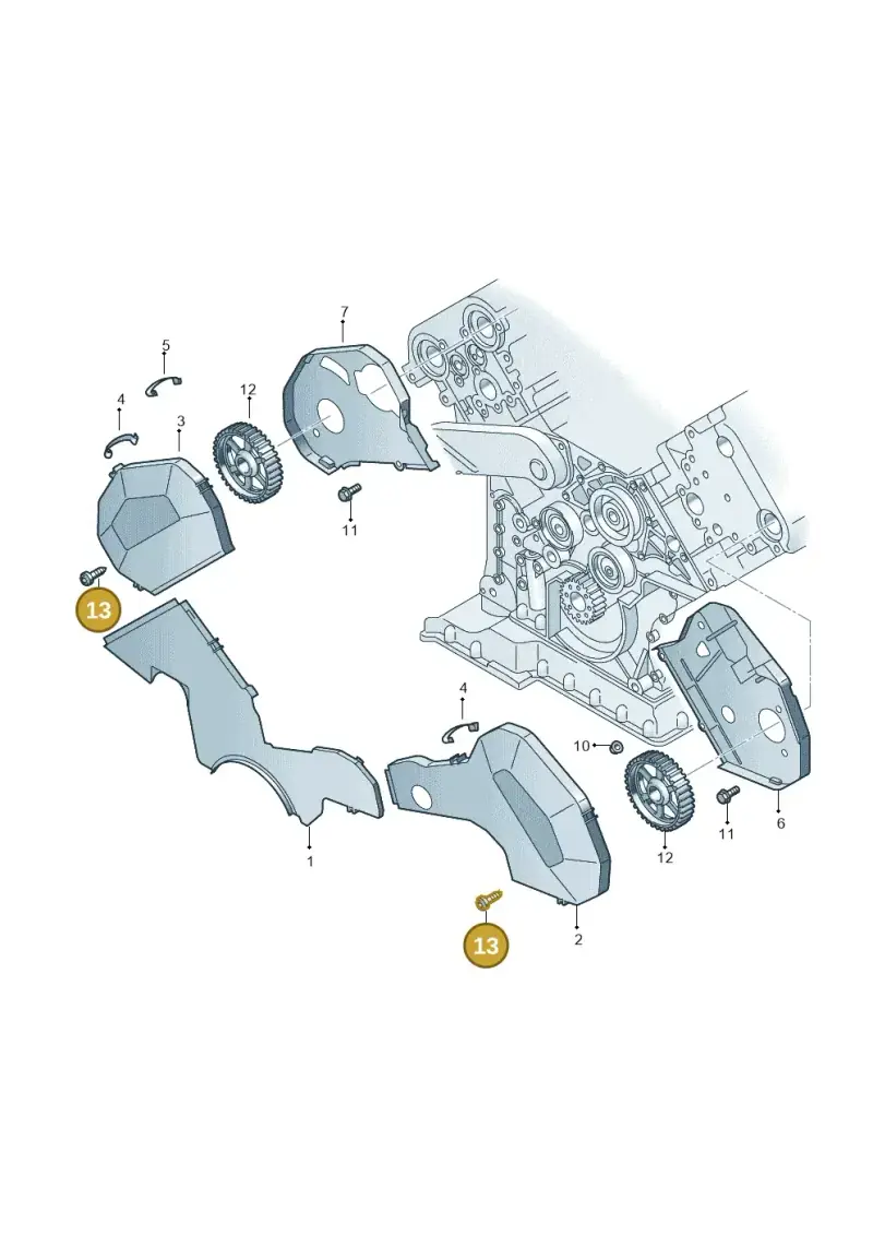N10334605 — Volkswagen Phaeton 4motion (2010-2016) diagram 274109650, position 13