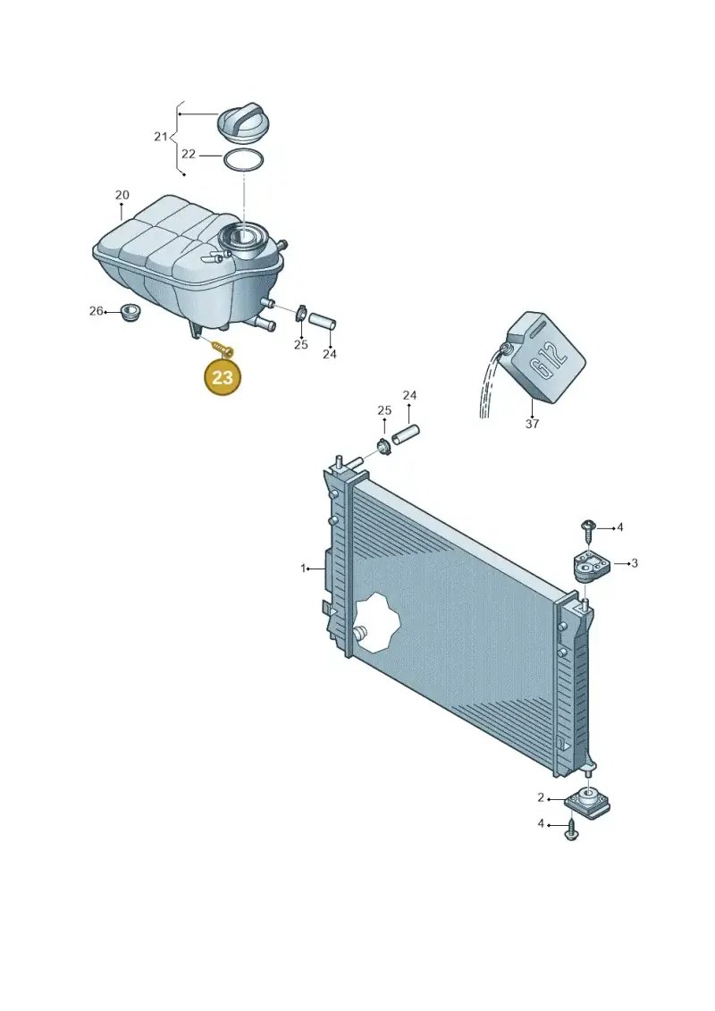 N10334605 — Volkswagen Phaeton 4motion (2010-2016) diagram 710121790, position 23