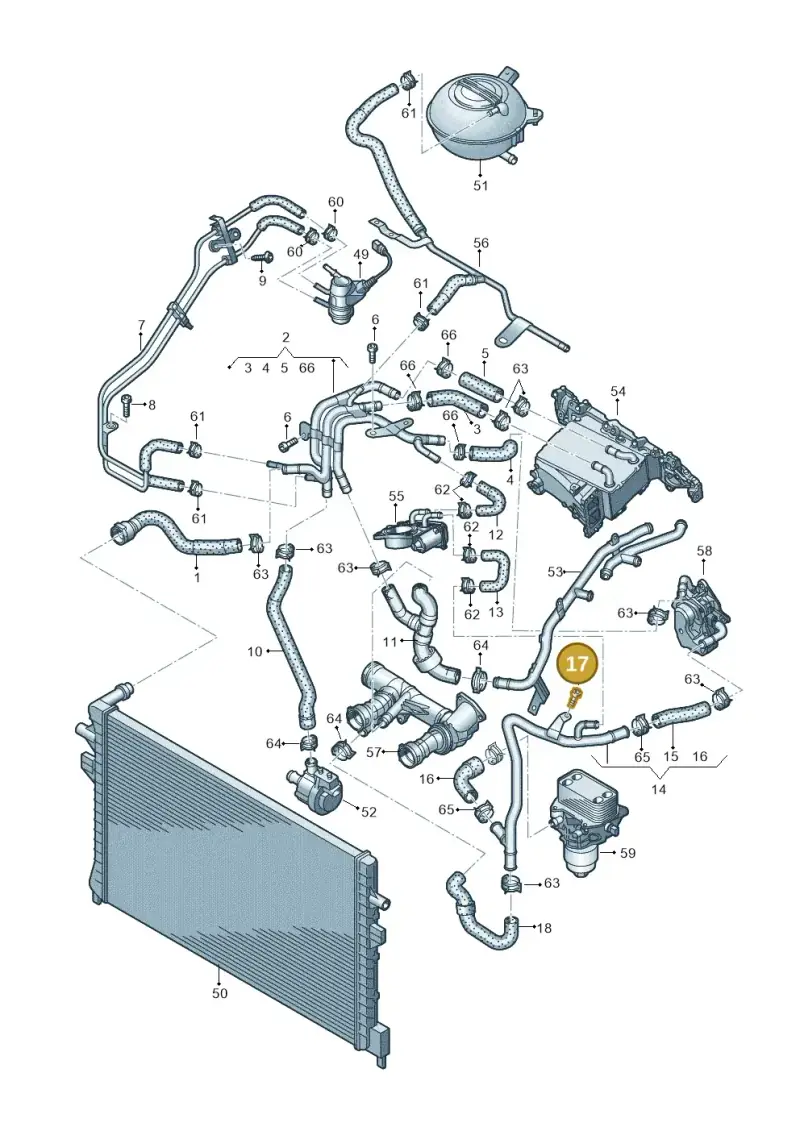 N10335202 — Volkswagen Caddy Maxi Kombi (2020-2024) diagram 869121600, position 17
