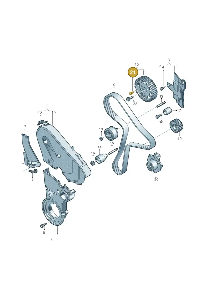 N10335207 — Volkswagen Caddy Maxi Kombi (2020-2024) diagram 884109075, position 21