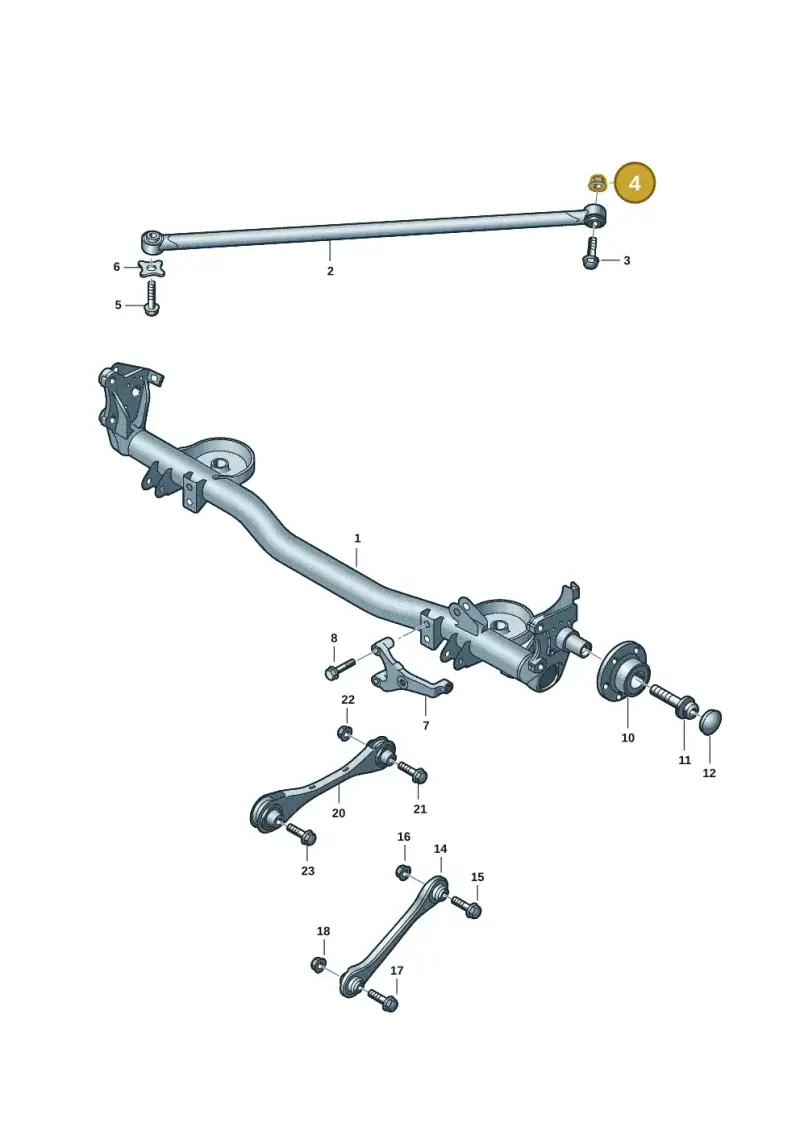 N10335304 — Volkswagen Caddy Maxi Kombi (2020-2024) diagram 2ka501000, position 4
