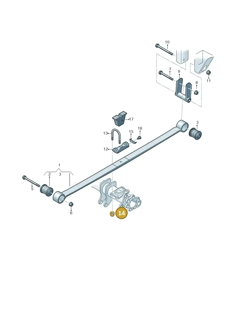 N10335304 — Volkswagen MAN TGE 55 (2016-2021) diagram 806511050, position 14