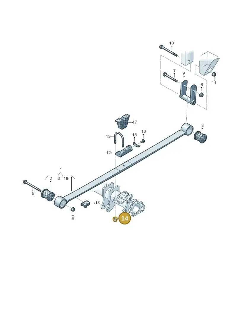 N10335304 — Volkswagen MAN TGE 55 (2016-2021) diagram 806511060, position 14