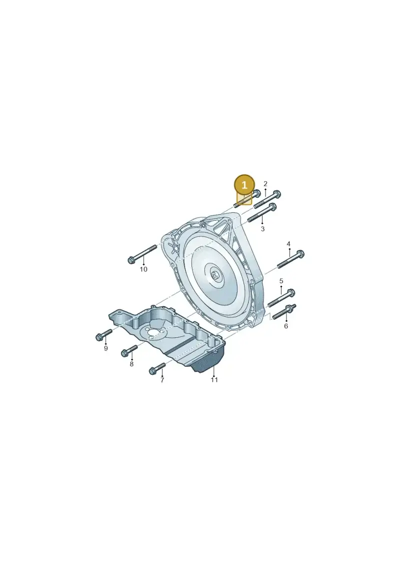 N10337702 — Volkswagen Touareg                08> (2007-) diagram 616300810, position 1