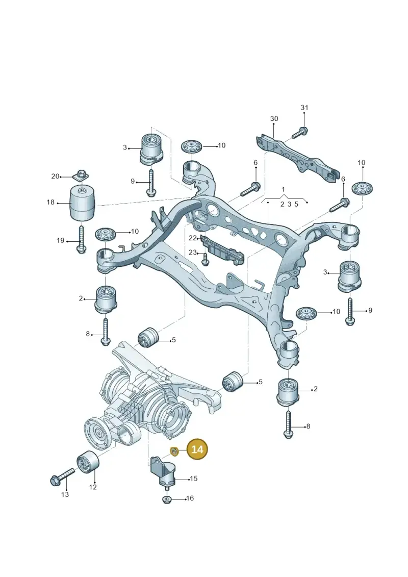 N10340203 — Audi A6 L 2.0 (2018-) diagram 577505010, position 14