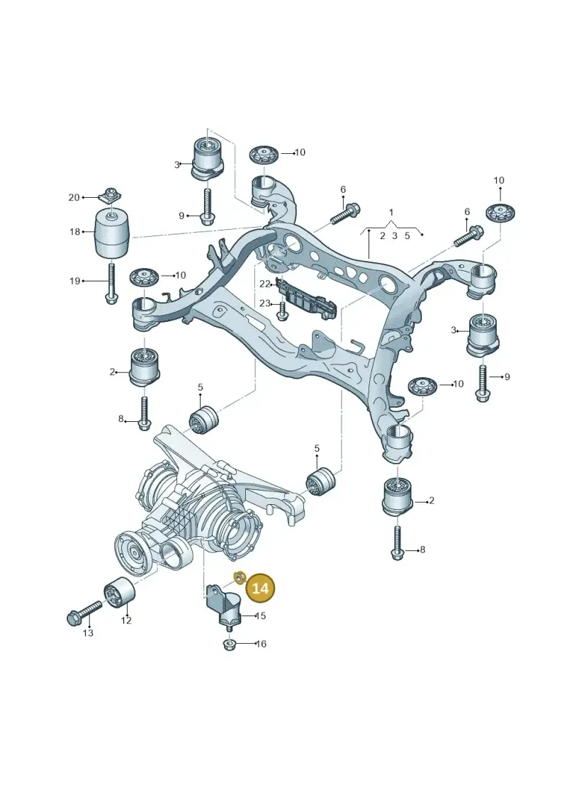 N10340203 — Audi RS6 Avant (2019-2025) diagram 838505050, position 14