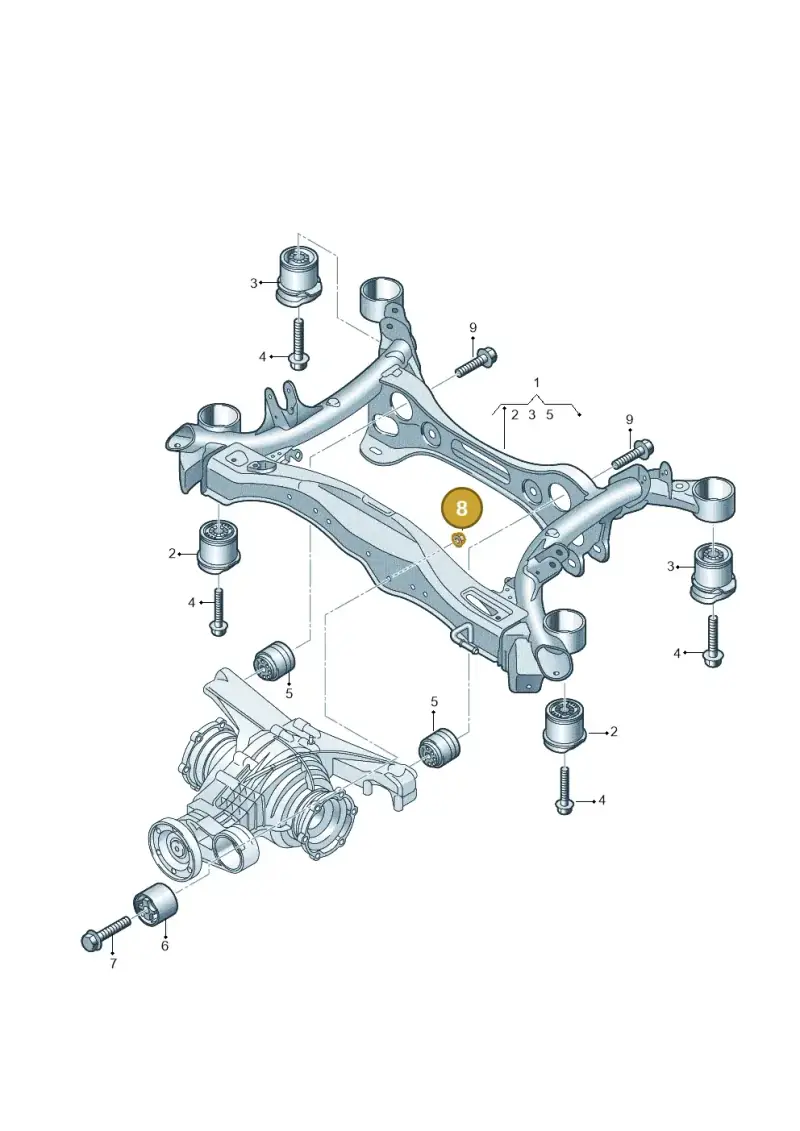 N10340203 — Audi RS5 Sportback (2017-2025) diagram 847505100, position 8
