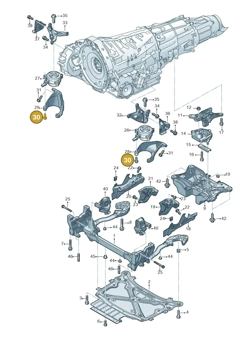N10344302 — Volkswagen Touareg (2017-2023) diagram 859399800, position 30