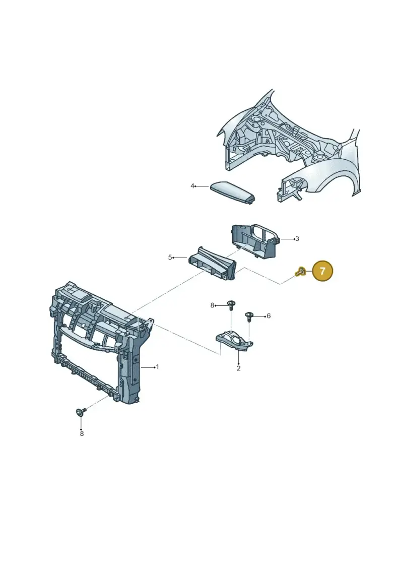 N10354602 — Volkswagen Beetle (2016-2019) diagram 715805000, position 7