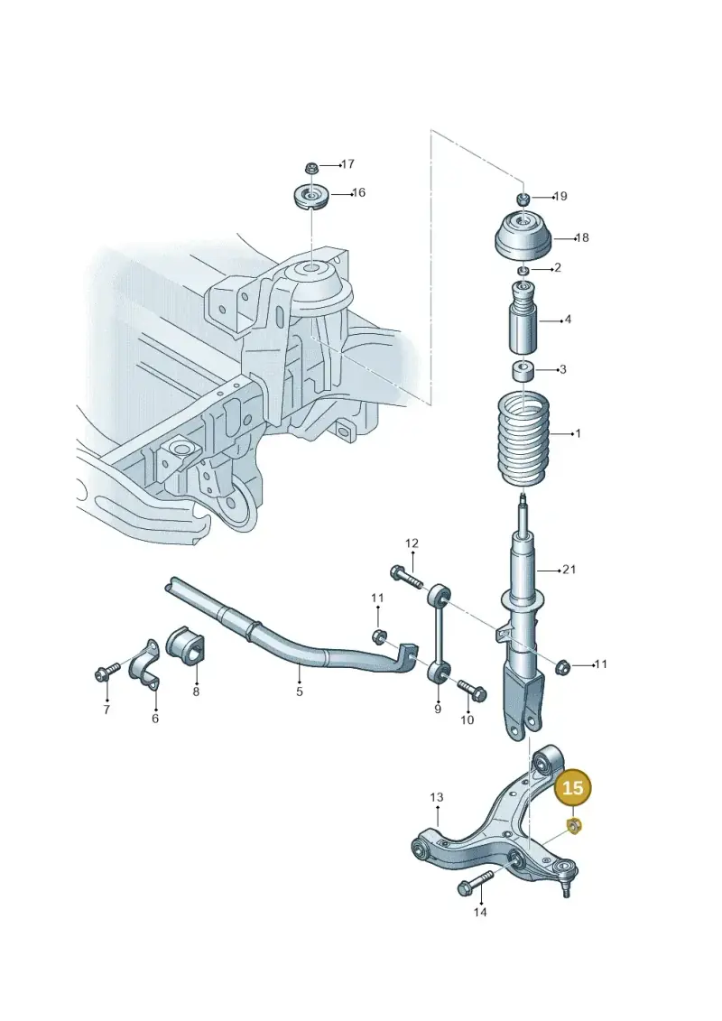 N10401801 — Volkswagen Amarok twin cab (2022-) diagram 683411000, position 15