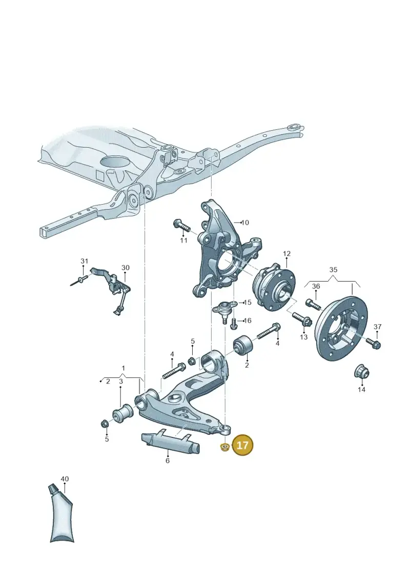 N10401802 — Volkswagen E-Crafter 35 (2018-2024) diagram 806407000, position 17