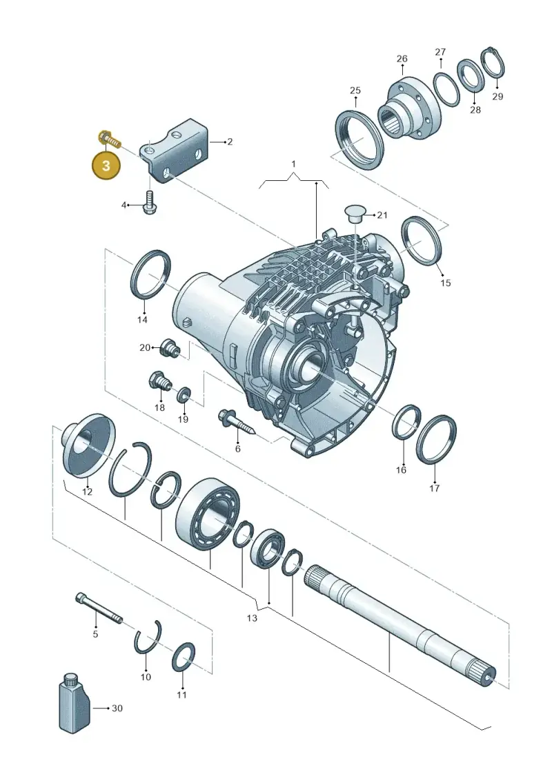 N10404306 — Volkswagen Transp. caravelle (2011-2015) diagram 679409300, position 3