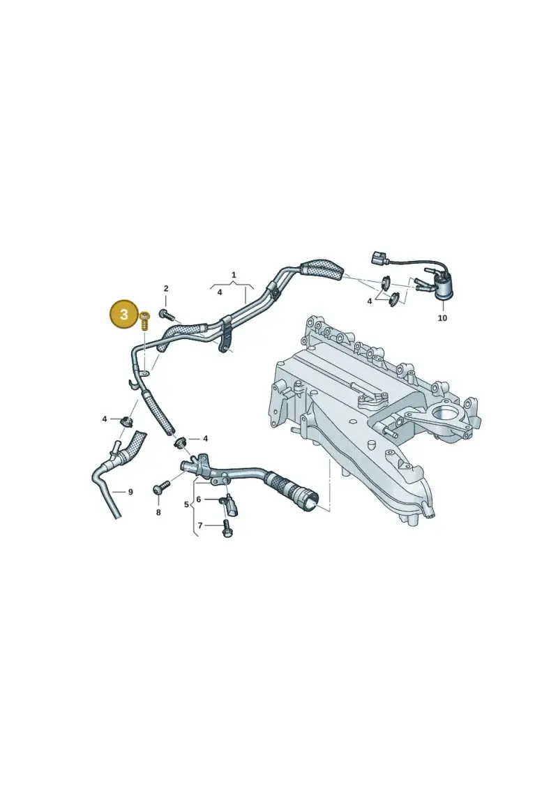 N10406504 — Volkswagen Multivan (2021-) diagram 7t0122010, position 3