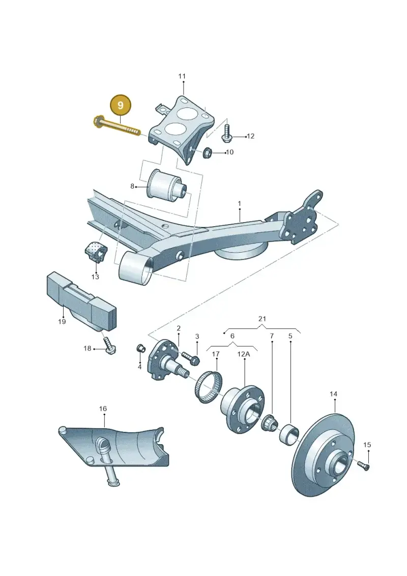 N10409903 — Volkswagen Polo (2010-2015) diagram 194500200, position 9