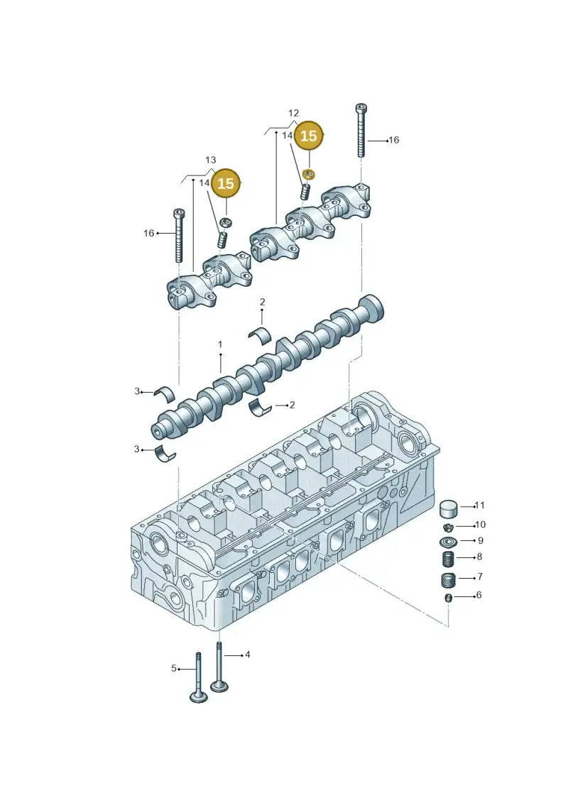 N10412901 — Volkswagen Touareg                08> (2007-) diagram 410109400, position 15