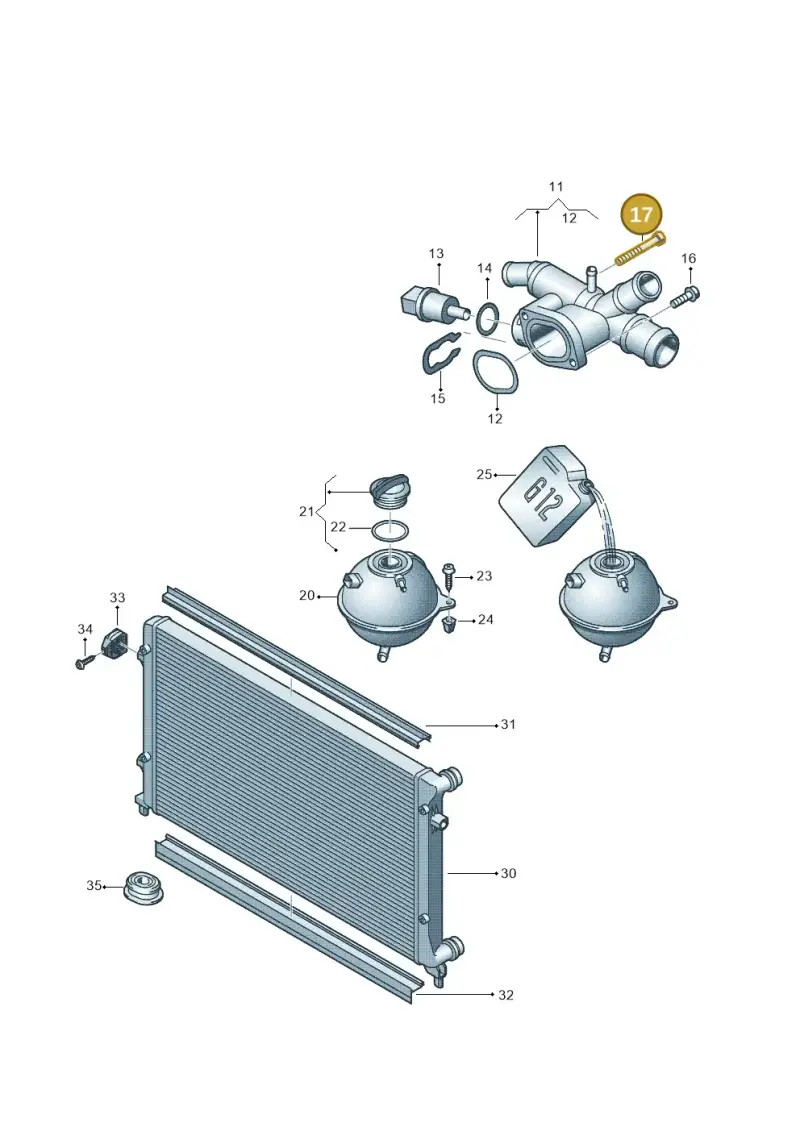 N10414502 — Volkswagen Tiguan 4Motion (2011-2018) diagram 719121860, position 17