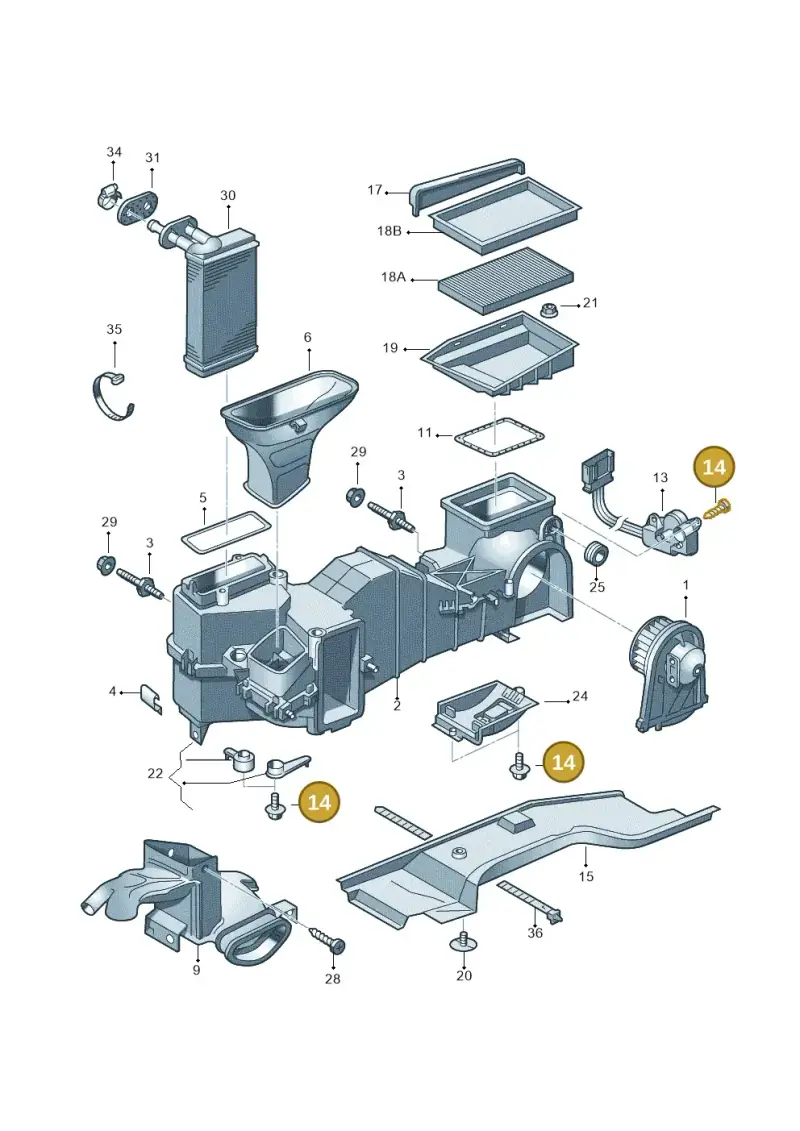 N10424101 — Volkswagen New Beetle Cabrio. (2003-2005) diagram 194819200, position 14