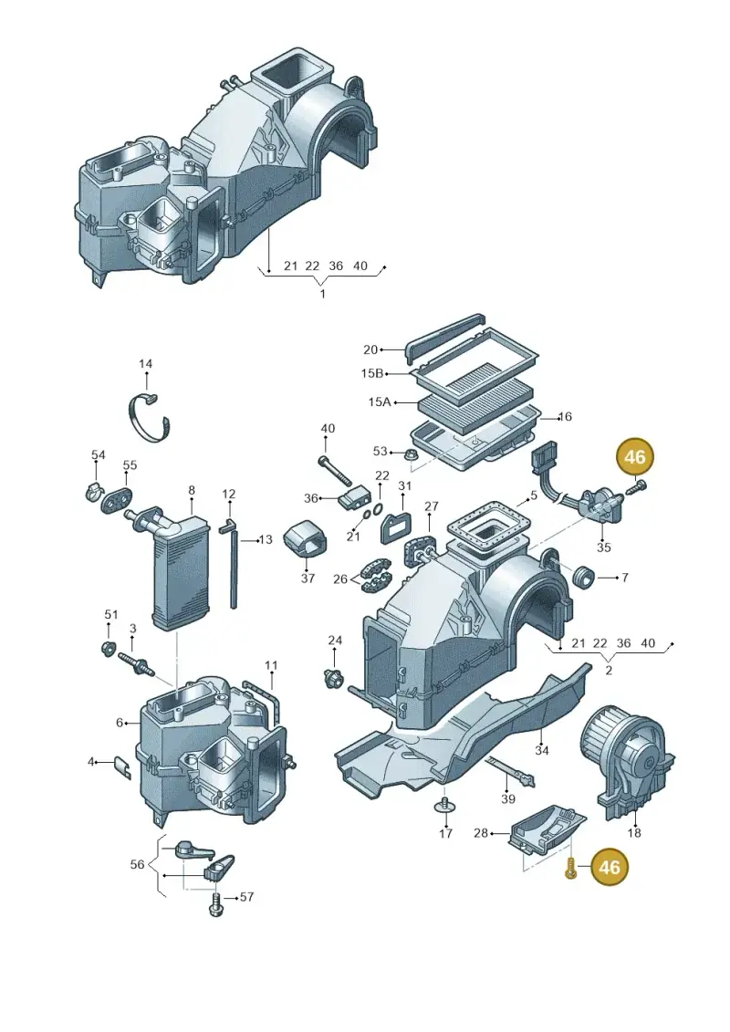 N10424101 — Volkswagen New Beetle Cabrio. (2003-2005) diagram 194820100, position 46