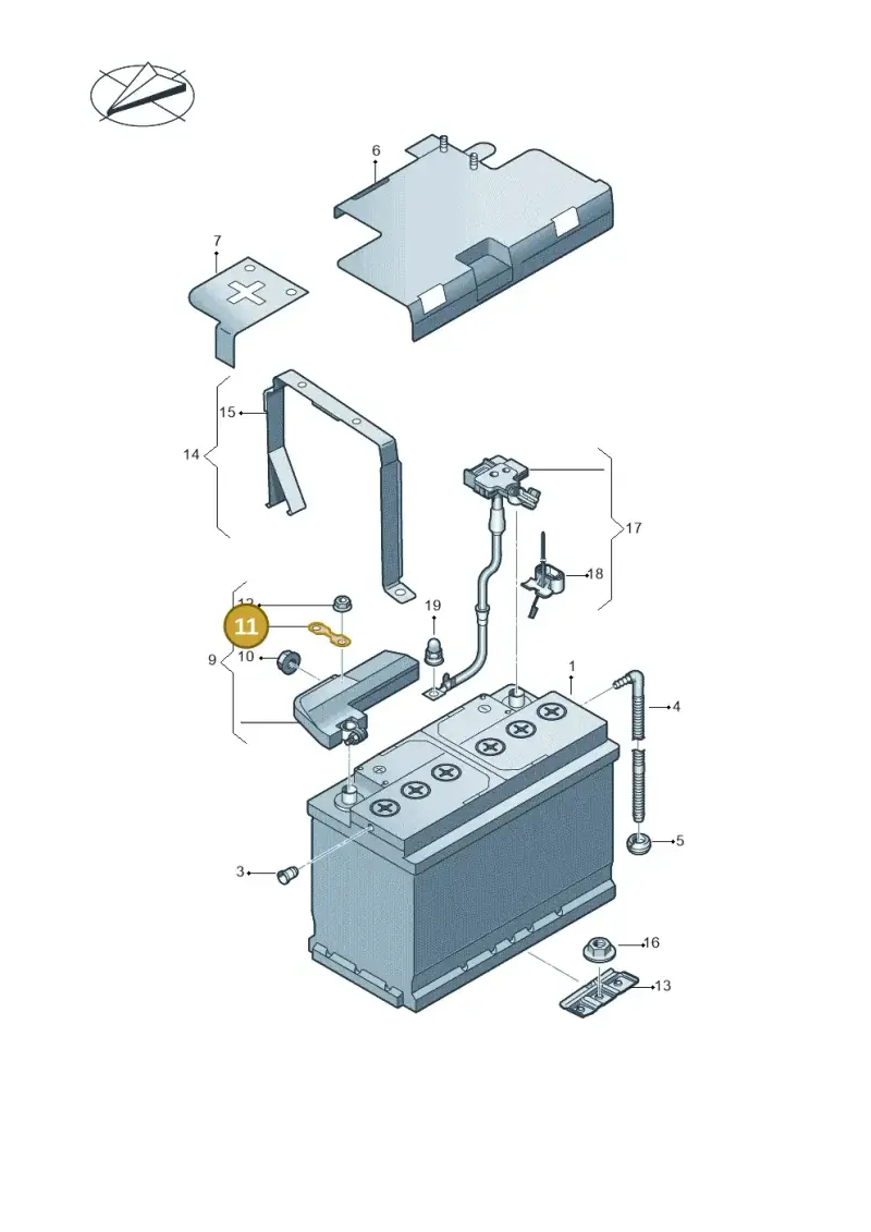 N10424901 — Audi TTS (2014-2023) diagram 850915000, position 11