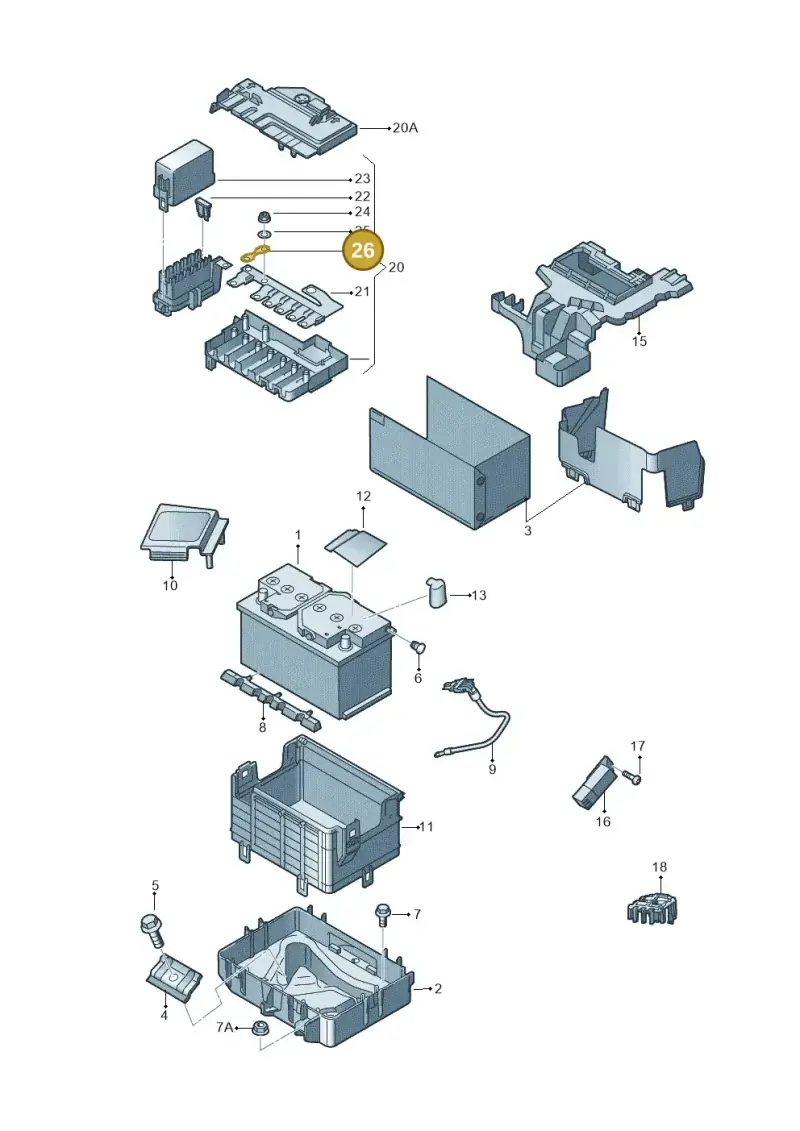 N10424903 — SEAT Toledo (2015-2019) diagram 740915000, position 26