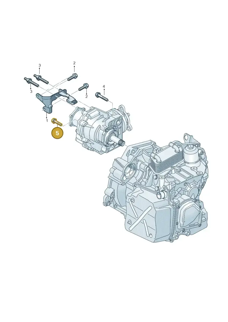 N10425302 — Volkswagen Caddy kombi (2015-2020) diagram 690409650, position 5