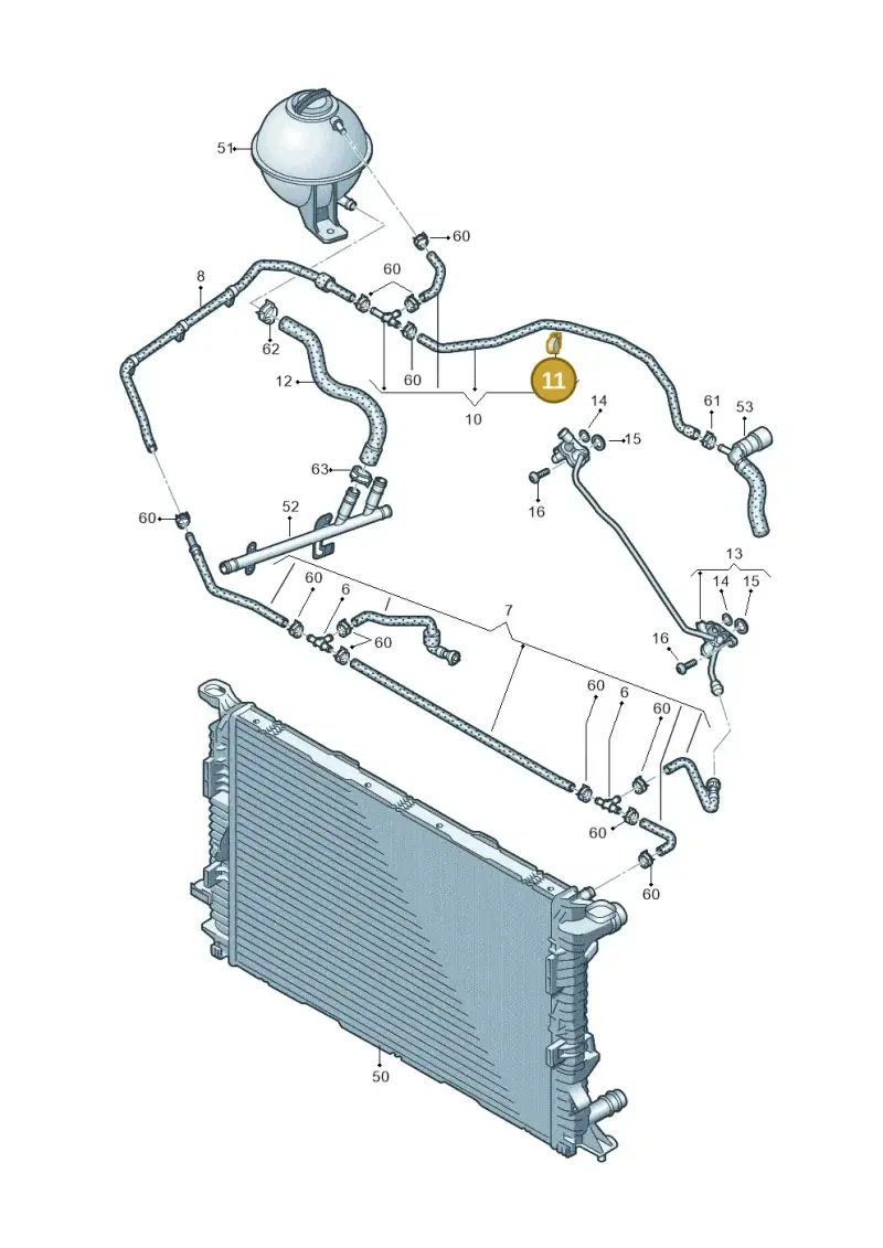 N10436201 — Volkswagen Amarok twin cab (2022-) diagram 894121510, position 11