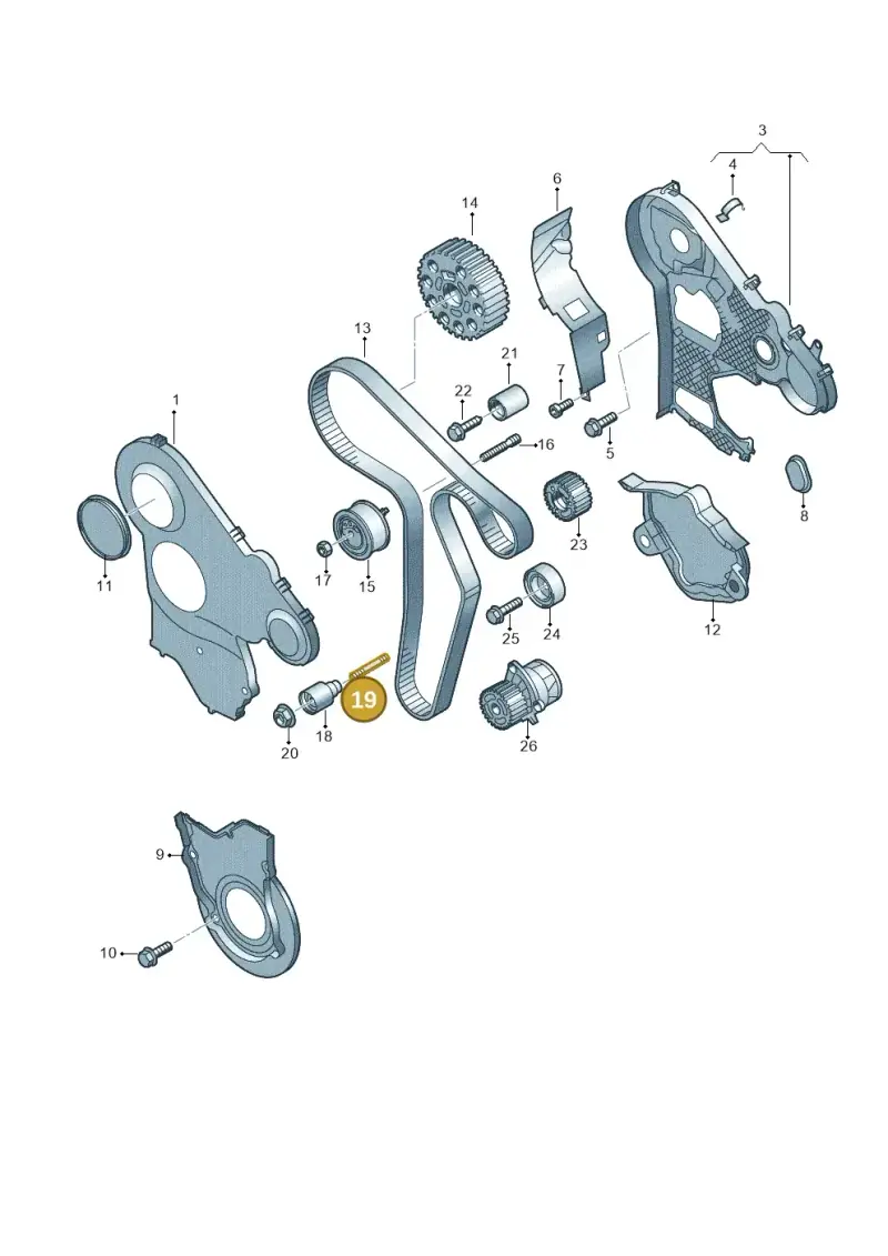 N10444702 — Volkswagen Amarok twin cab (2022-) diagram 749109760, position 19