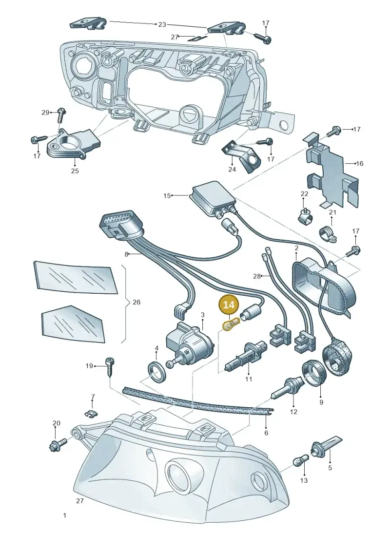 N10445502 — Skoda FABIA/COMBI            05> (2004-) diagram 225941200, position 14