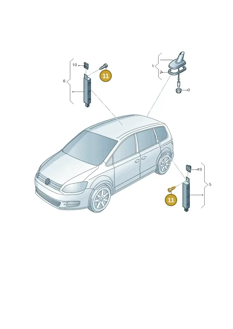 N10447201 — SEAT Alhambra (2015-2022) diagram 689035100, position 11
